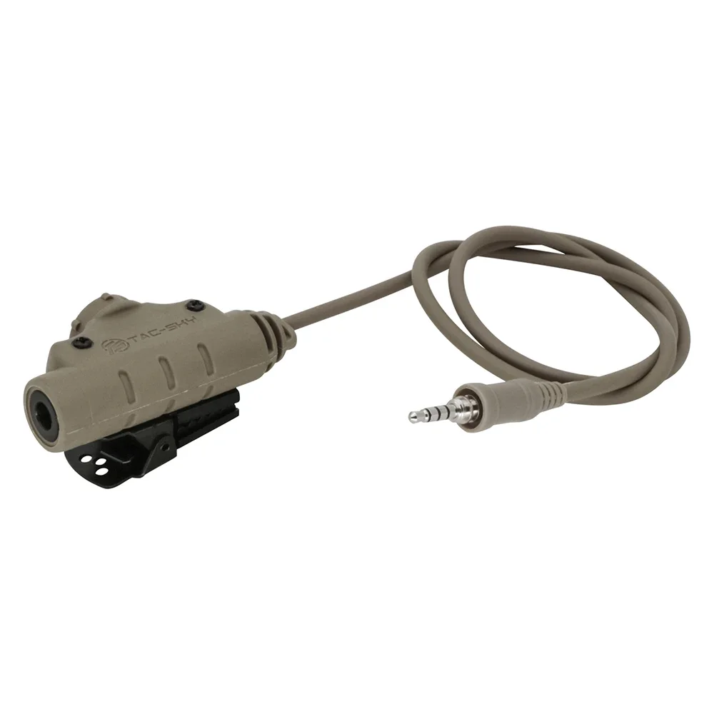 TAC-SKY Tactical Shooting Headset U94 Ptt V2 Headphone Ptt for PELTOR COMTAC / MSA SORDIN Tactical Headset for Yaesu Vertex Plug