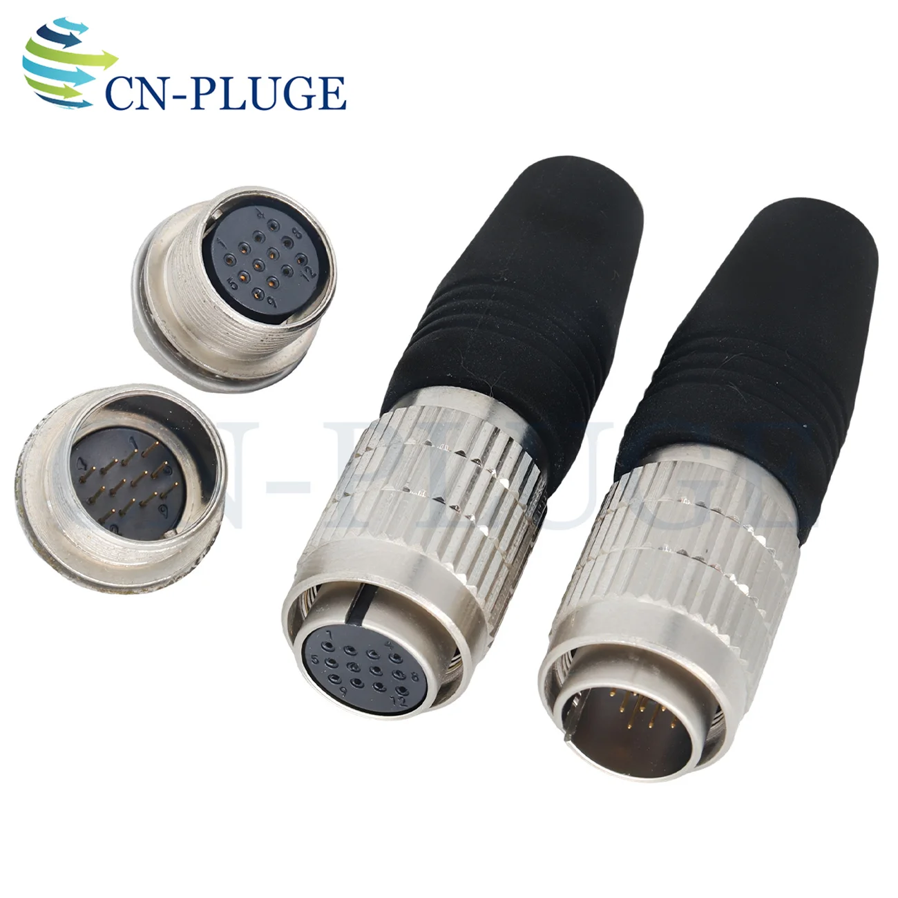 Hirose Connector HR25-9TP-12P/HR25-9TR-12S/HR25-9TP-12S / HR25-9TR-12P Dustproof and Waterproof Industrial Signal Plug 12 Pin