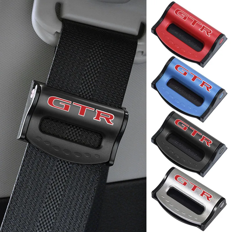 Clips de sangle fixes d'épaule de ceinture de sécurité réglables de voiture, accessoires pour Nissan GTR x-trail Tiida Qashqai J10 J11 feuilles kick Versa