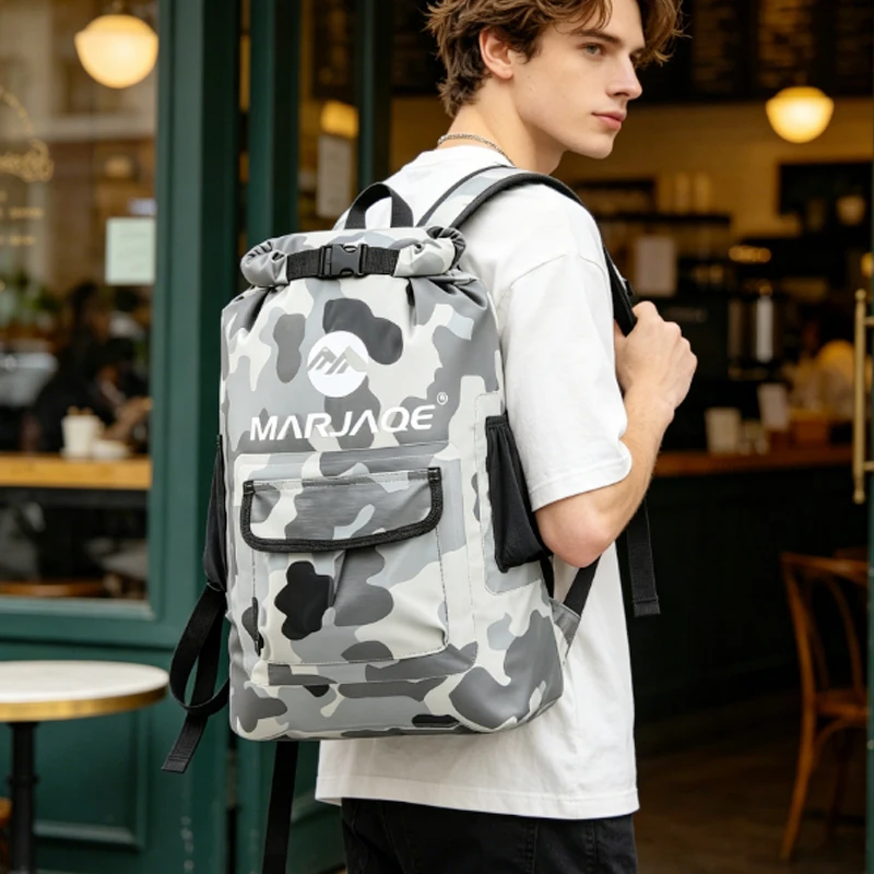 

1pcs Waterproof Dry Backpack,Floating Sack for Canyoning Diving,Lightweight Durable for Kayaking Hiking Camping Adventures