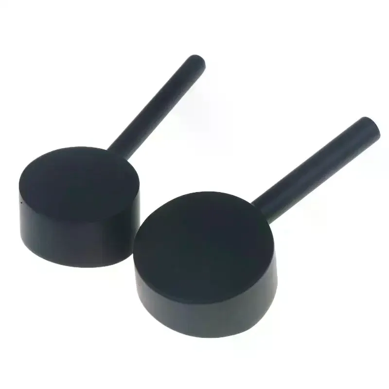 1Set Black Alloy Bathroom Replacement Faucet Handle Plated Taps Accessories For Size 35 / 40 Cartridge Spool Faucet Handle