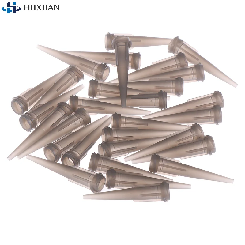 30Pcs Plastic TT Tapered Tips Solder Paste Adhesive Glue Dispensing Needle 14-25GA Wholesale