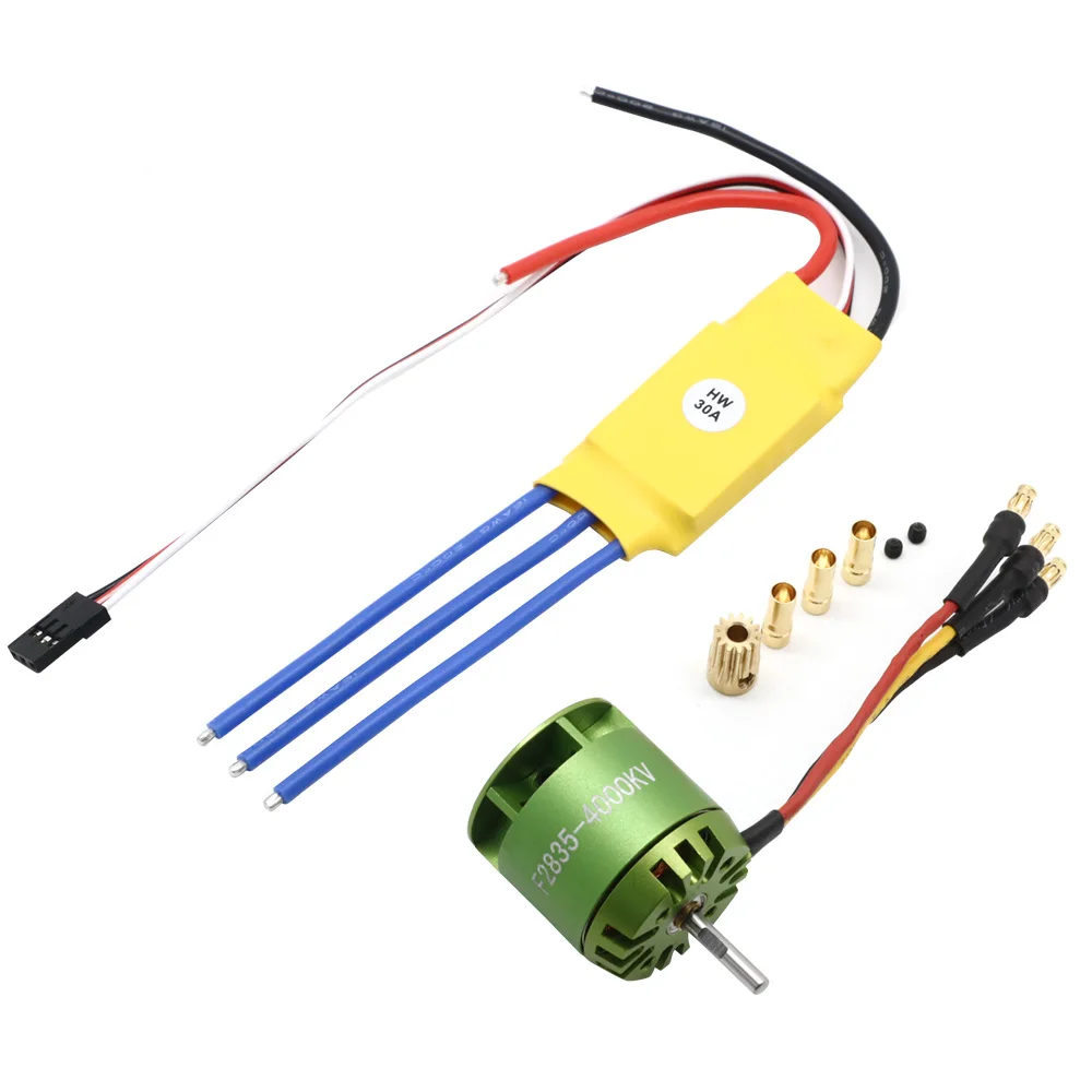 RC 4000KV Brushless Motor For All ALIGN TREX T-rex 450 With XXD 30A ESC For Rc Helicopter