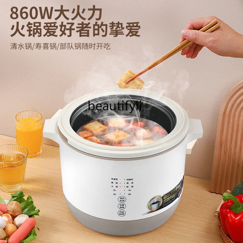 طباخ أرز ذكي متعدد الوظائف، وضع مزدوج للضغط الدقيق