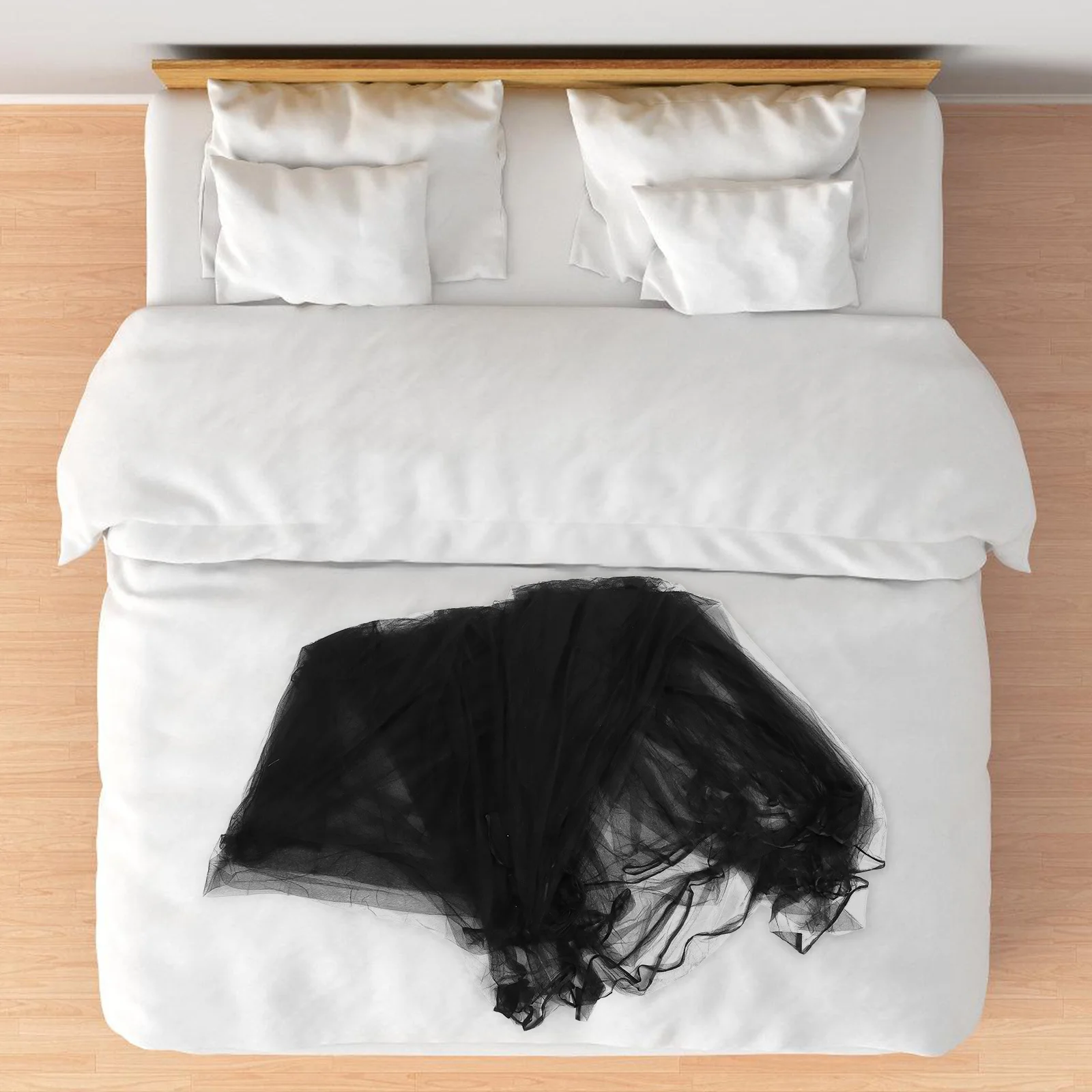 

Four-Door Mosquito Net Large Square Bed Canopy Washable Netting Curtain For Bedroom Decor Home Sleeping Protection