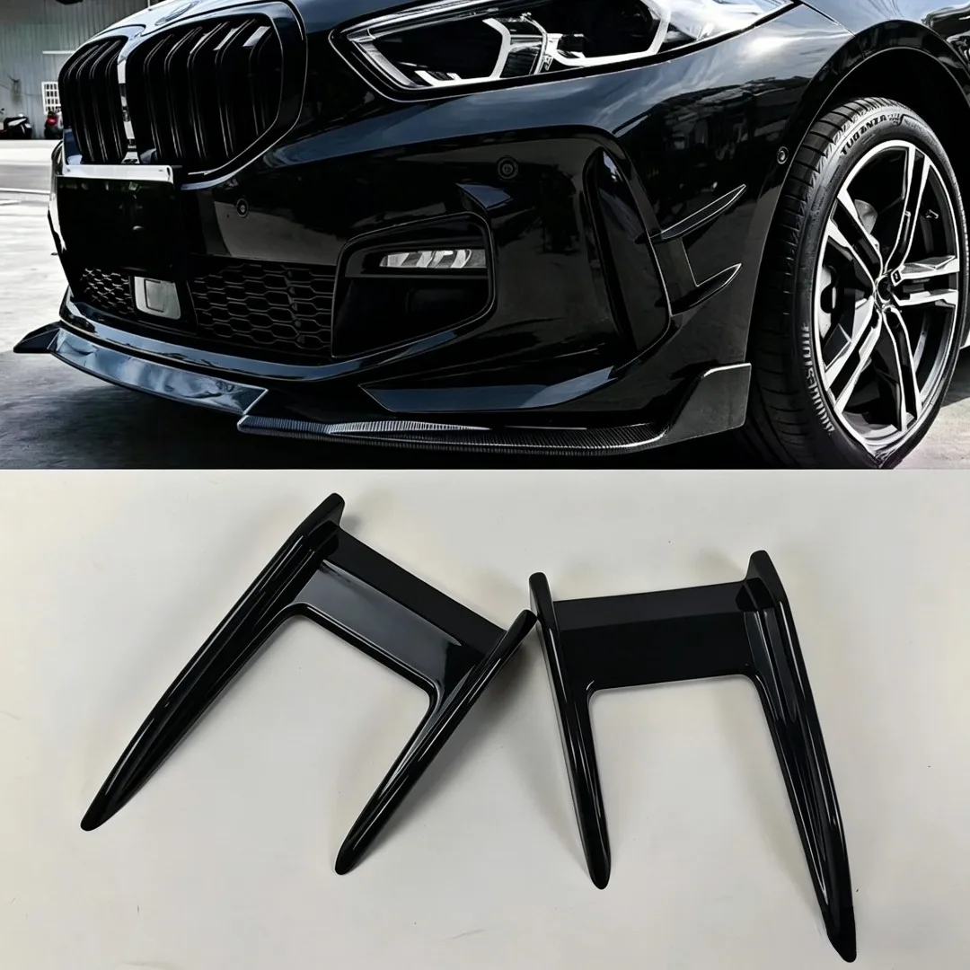 Frontstoßstangen-Seitensplitter für BMW 1er F40 118i M135i 128ti 120d 2020-2023 Karosserie-Kit Tuning Styling Zubehör Erweiterung – Detail 6