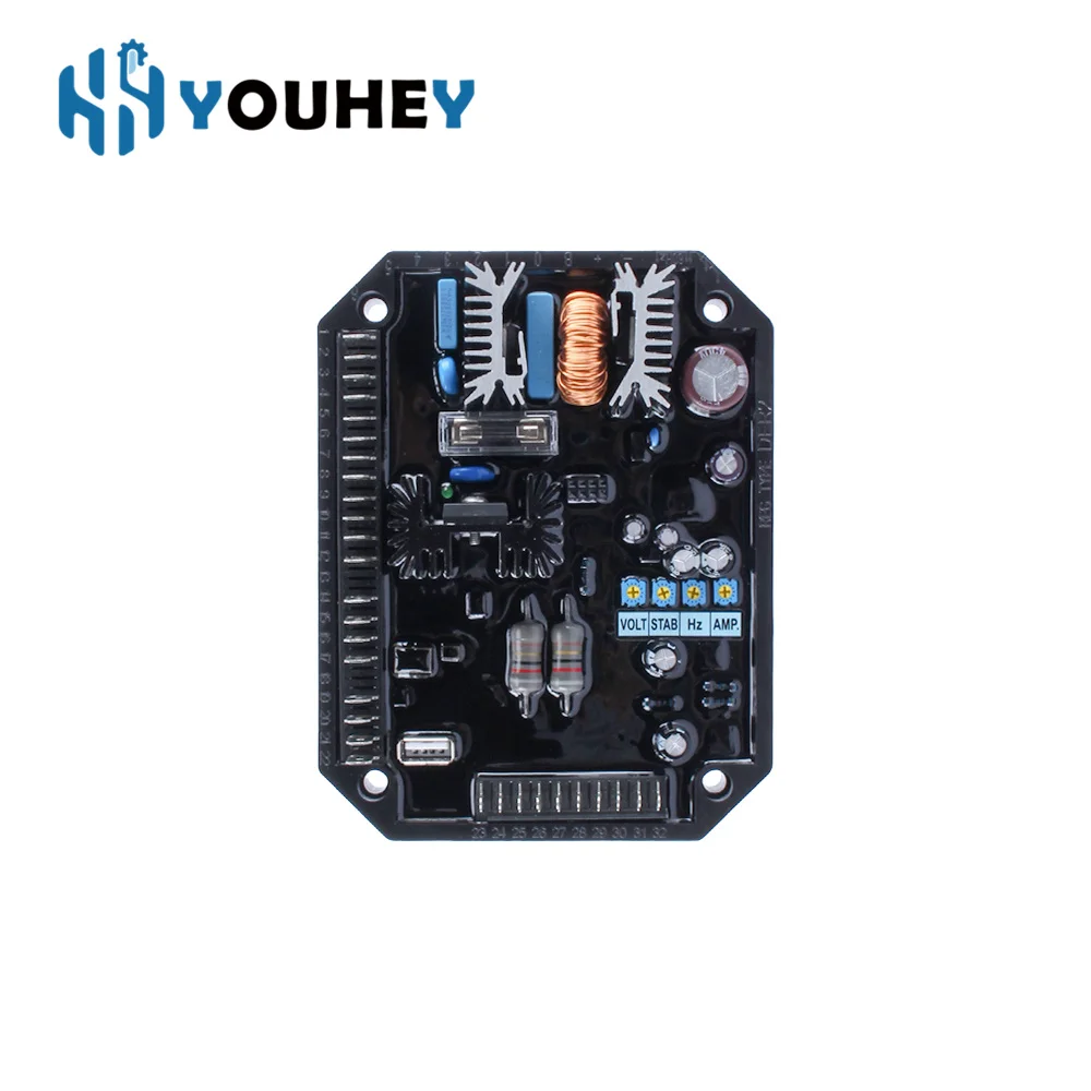 DER2 AVR with Chips HQ Mecc Alte Automatic Voltage Regulator Powerly Diesel Generator Excitation Stabilizer Alternator Adjuster