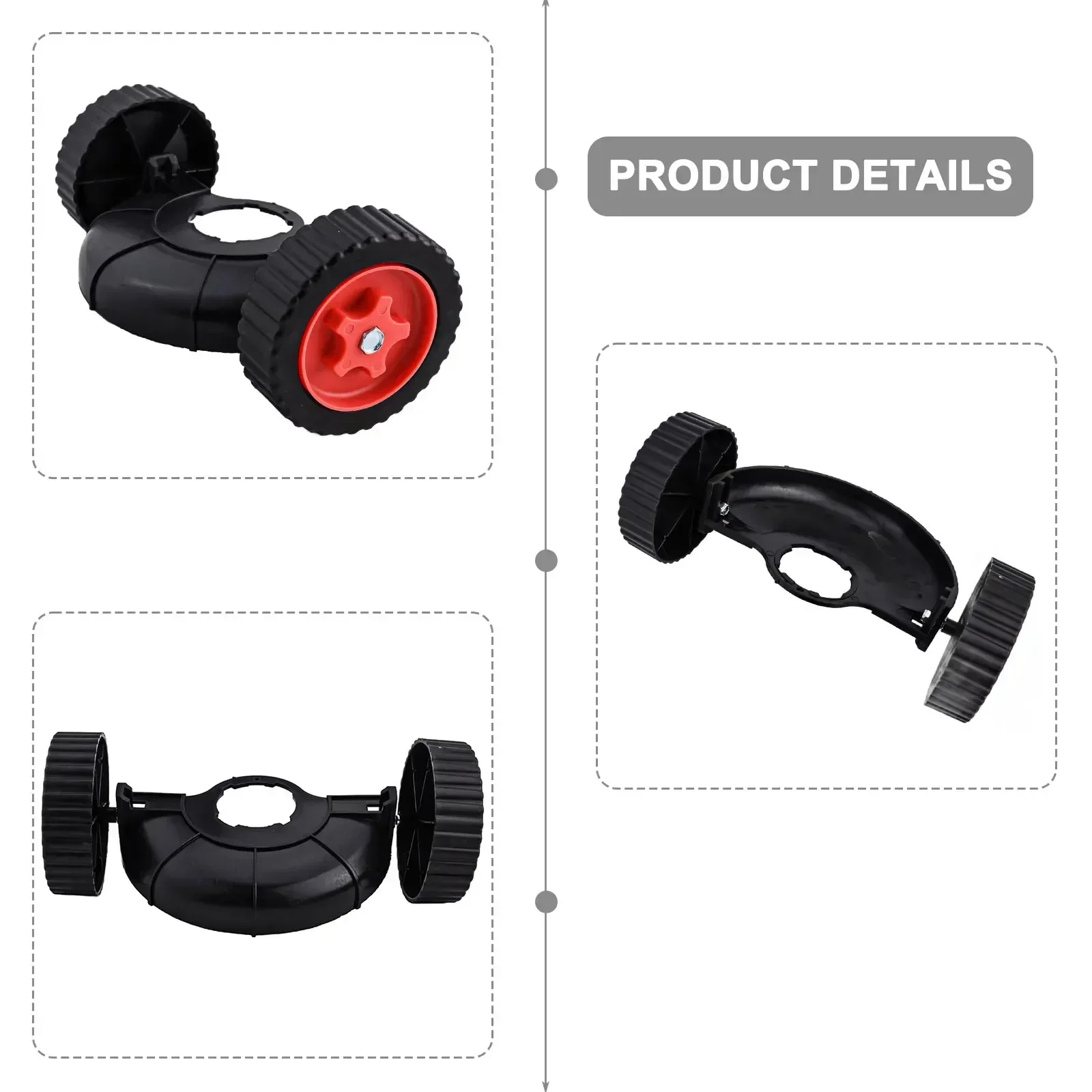 Auxiliary Trimmer Wheels String Trimmer Wheels Adjustable Wheels Easy Customization Easy Installation Enhanced Maneuverability