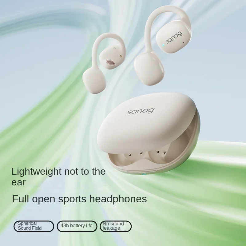 Sanag G50S Wireless Headphones Open Ear Bluetooth 5.3 Earphones Ear Hook TWS Headset IPX5 Waterproof OWS Sports Running Earbuds