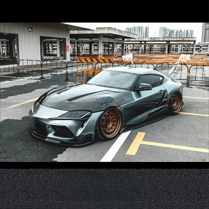 High Quality Suitable for SUPRA A90 Modified Carbon Fiber Engine Cover Hood 6