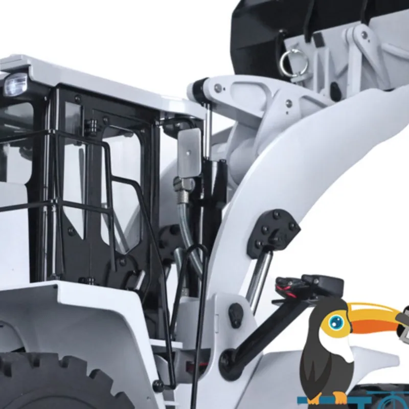 

XDRC Metal 1/14 Hydraulic RC Loader Remote Control Truck Car Finished Model WA470 980L ESC Motor Servo Light Toy THZH1287