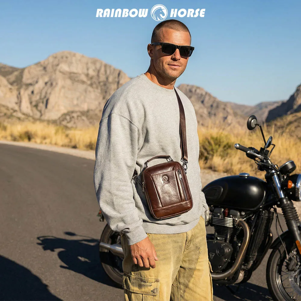 

Хит продаж: Мужская сумка-мессенджер из натуральной кожи, винтажная, повседневная, ностальгическая, среднего коричневого цвета, подарок для мужчин, сумка через плечо.