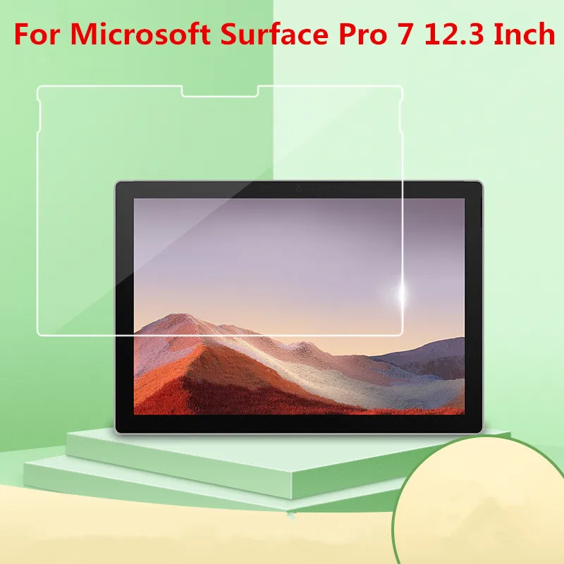 Tempered Glass Screen Protector For Microsoft Surface Pro 7 pro7 12.3 Inch TAB Tablet Protective Film