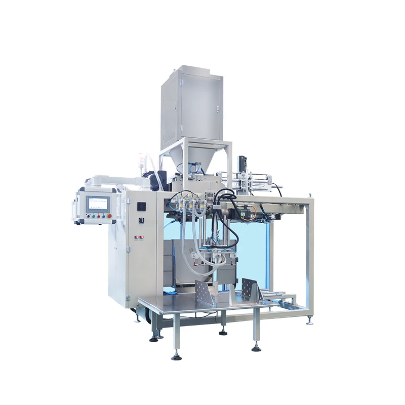 ZSG-400DSQF Hualian التلقائي متعدد الوظائف حقيبة الغرينية ملء وحقيبة فارغة ختم آلة التعبئة والتغليف خط التعبئة والتغليف