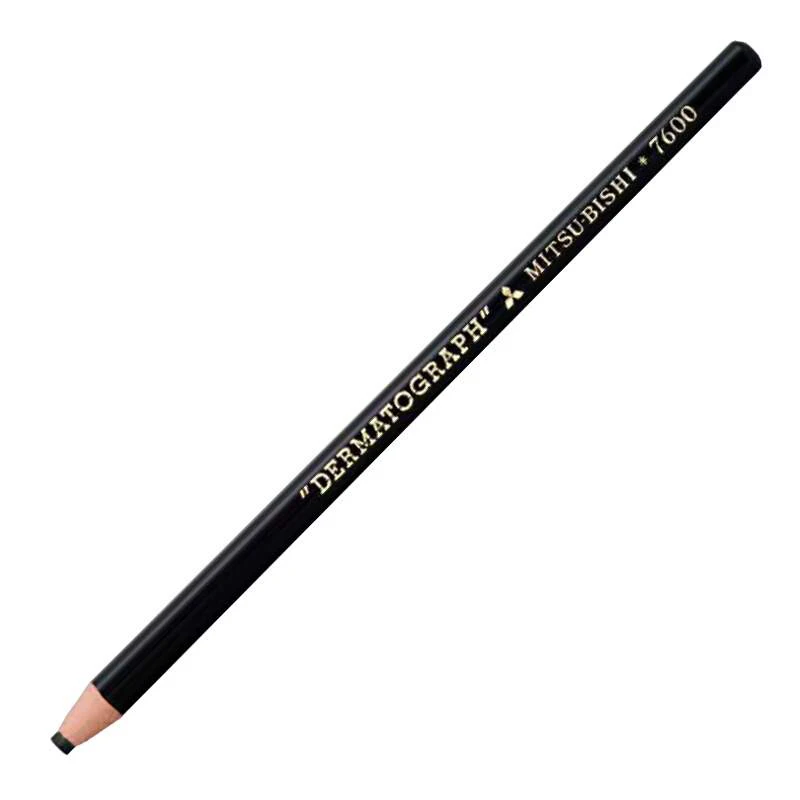 Dermographe noir pour eye-blogueur en continu, crayon marqueur de maquillage, accessoires de microblading, fournitures de tatouage, 2 pièces