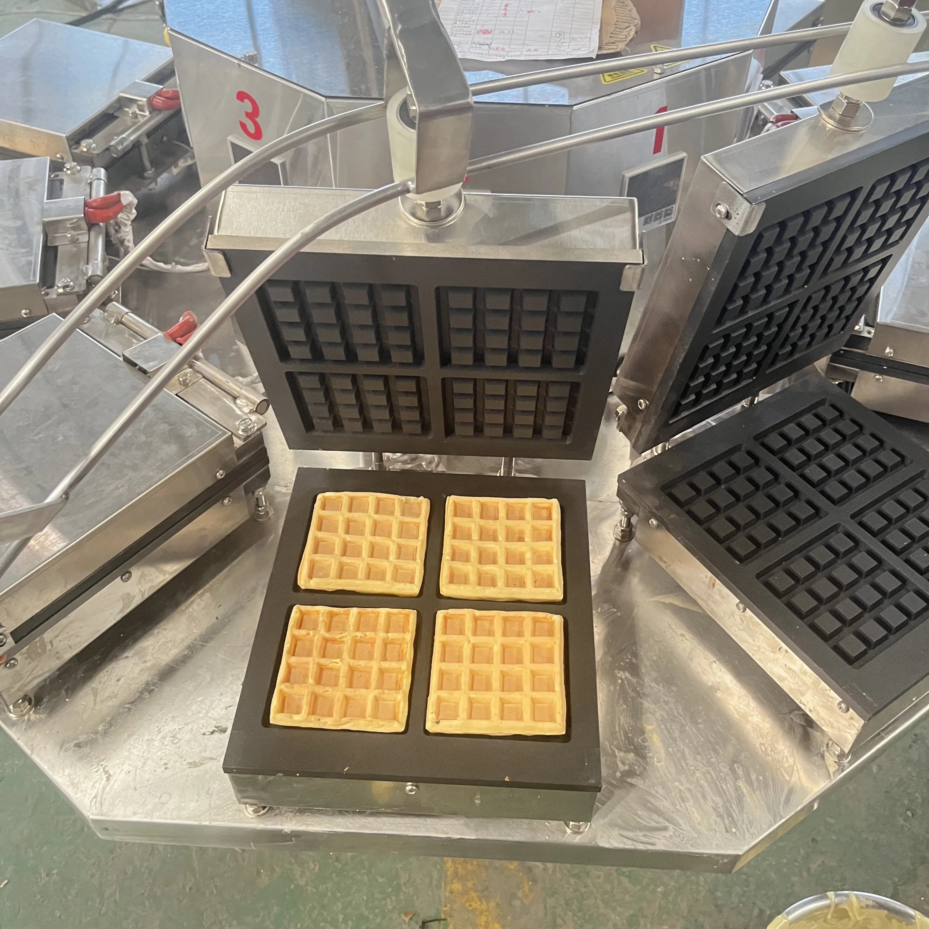 FOODLINE Bakery Turnkey Waffle Production Line Layout Design Available Waffle Machinery For New Bakery Plant