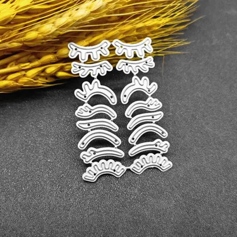 

Carbon Steel Cutting Dies Eyebrow Eyelash Embossing Knife Mould Template Q5WC