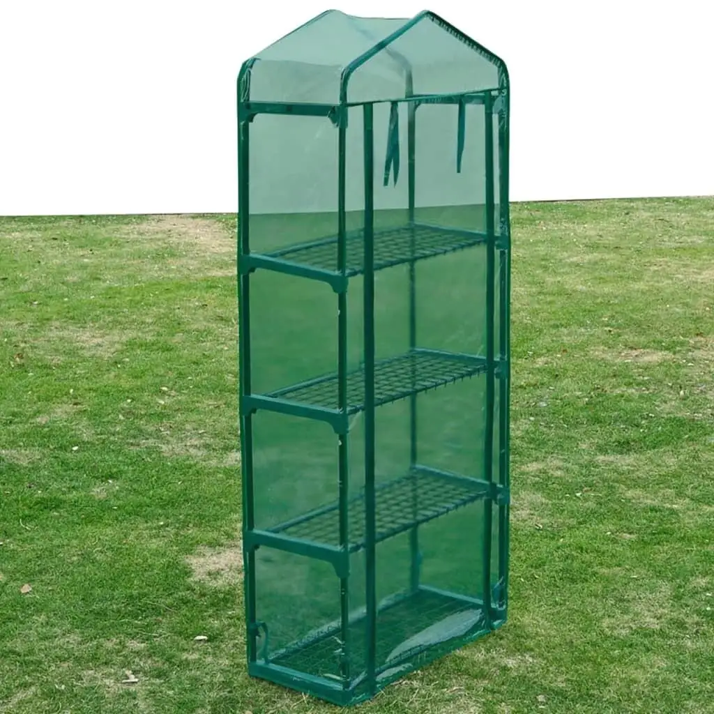 4-Tier Greenhouse Shelf Unit - Indoor/Outdoor Plant Rack for Optimal Growth