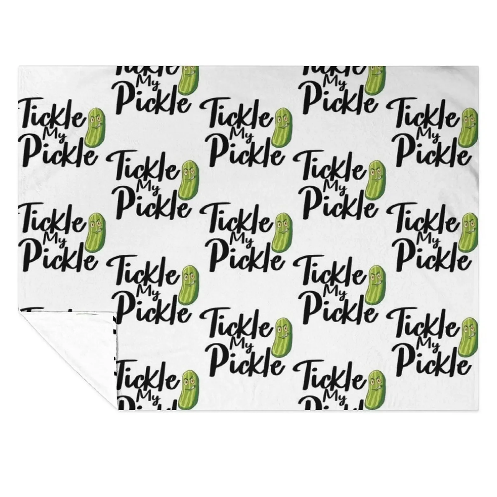 

Tickle My Pickle Throw Blanket Tourist Plaid on the sofa Thermal Thins Blankets