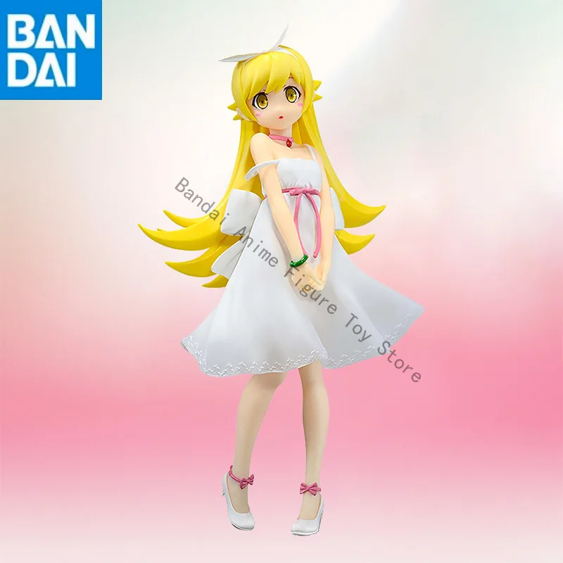 in stock Original Genuine BANDAI NAMCO BANPRESTO Monogatari Series ESPRESTO Oshino Shinobu PVC 20cm Figure model doll toy gift