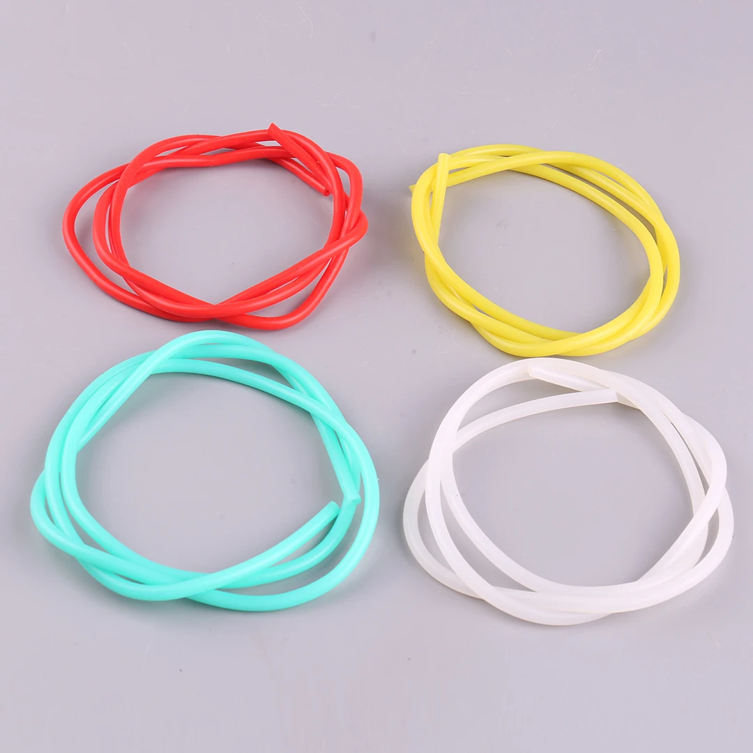 

Colored Fuel Oil Pipe for Model Airplane Toy Remote Control Aircraft Methanol Silicone Rubber Fuel Tank Tube Aircraft Accessory