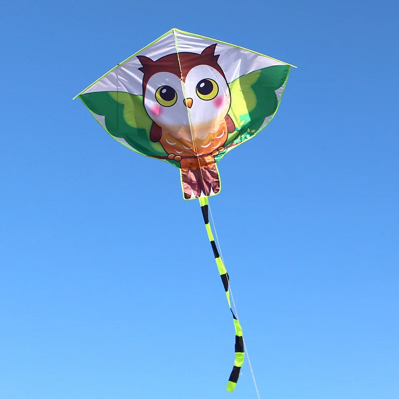 free shipping new children kites flying toys cartoon kites inflatable games outdoor play sports wind kites giant kite pendant