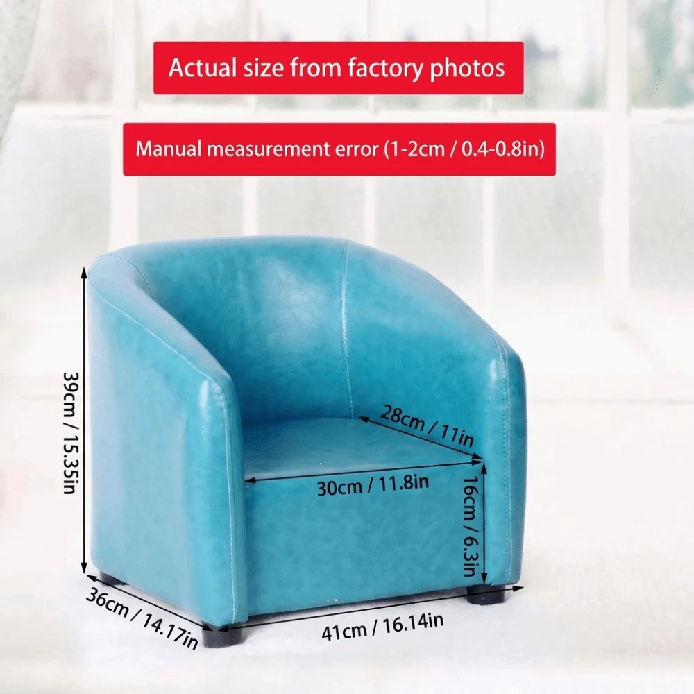 Gift Choice Comfortable Kids Single Sofa Chair Small Soft Lazy Armchair Lightweight Cozy Children Furniture Home view 6