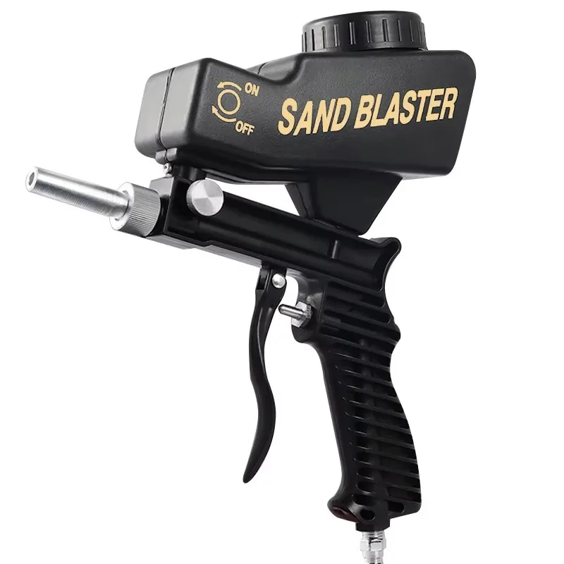 Handheld Rust Proof Sandblasting Machine Rust removal Device Sandblasting Gun 90Psi Electric Sandblasting Machine