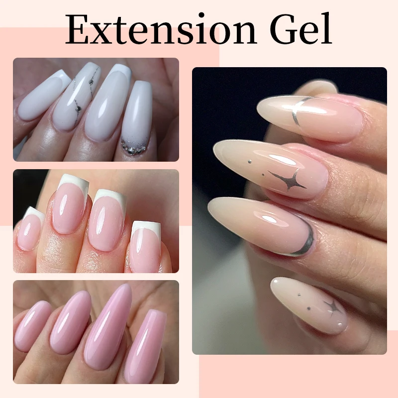 UR SUGAR 15ml Gel di estensione rapida Nude Pink Clear Hard Gel Semi permanente UV LED Extension Gel Nail Art vernice Manicure