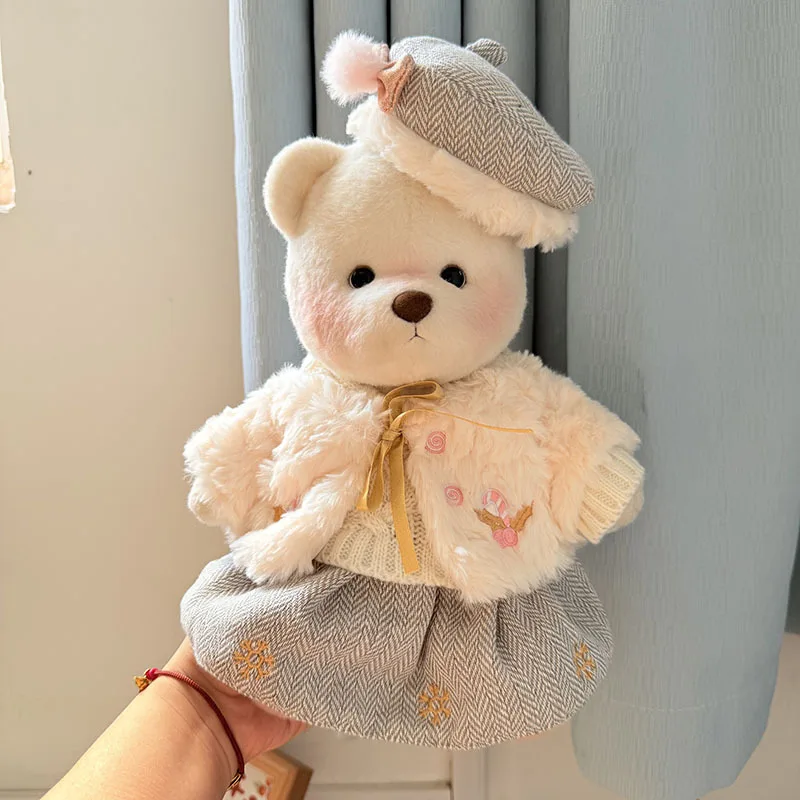 30cm Doll Clothes Plush Toys Cosplay Clothes Warm Sweater Belle Cute Decoration Creative Birthday Gift Toy Anime Accessories