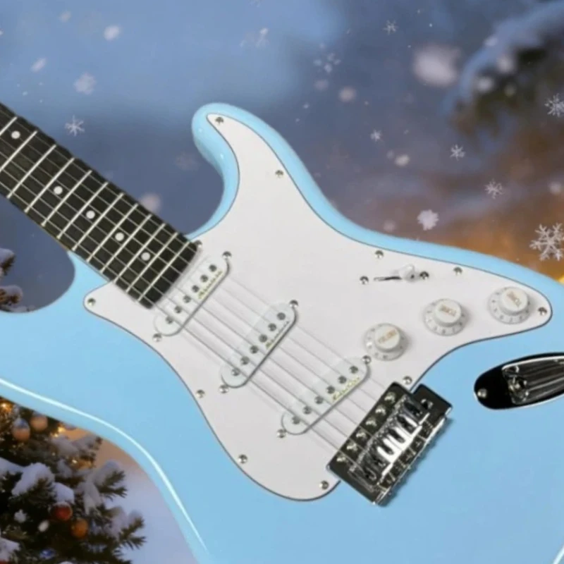

Best Sellers Blue STS Free Delivery Suitable For Beginners Rock Jazz In Stock Gift Christmas Electric Fixed Bridge Guitar