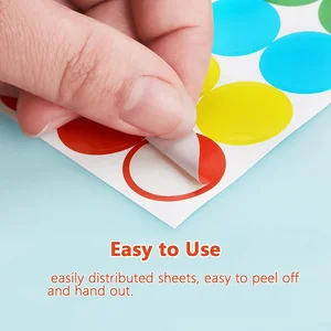 Polka-Daire Renkli Nokta Çıkartmalar, ofisler ve Sınıflar için ev Dekorasyonu, Yapışkan Aşınma, Oyuncaklar, 6mm, 8mm, 10mm, 19mm, 20mm, 40mm Oyuncakların ilk 10 satışı-puantiyeli-no. 2