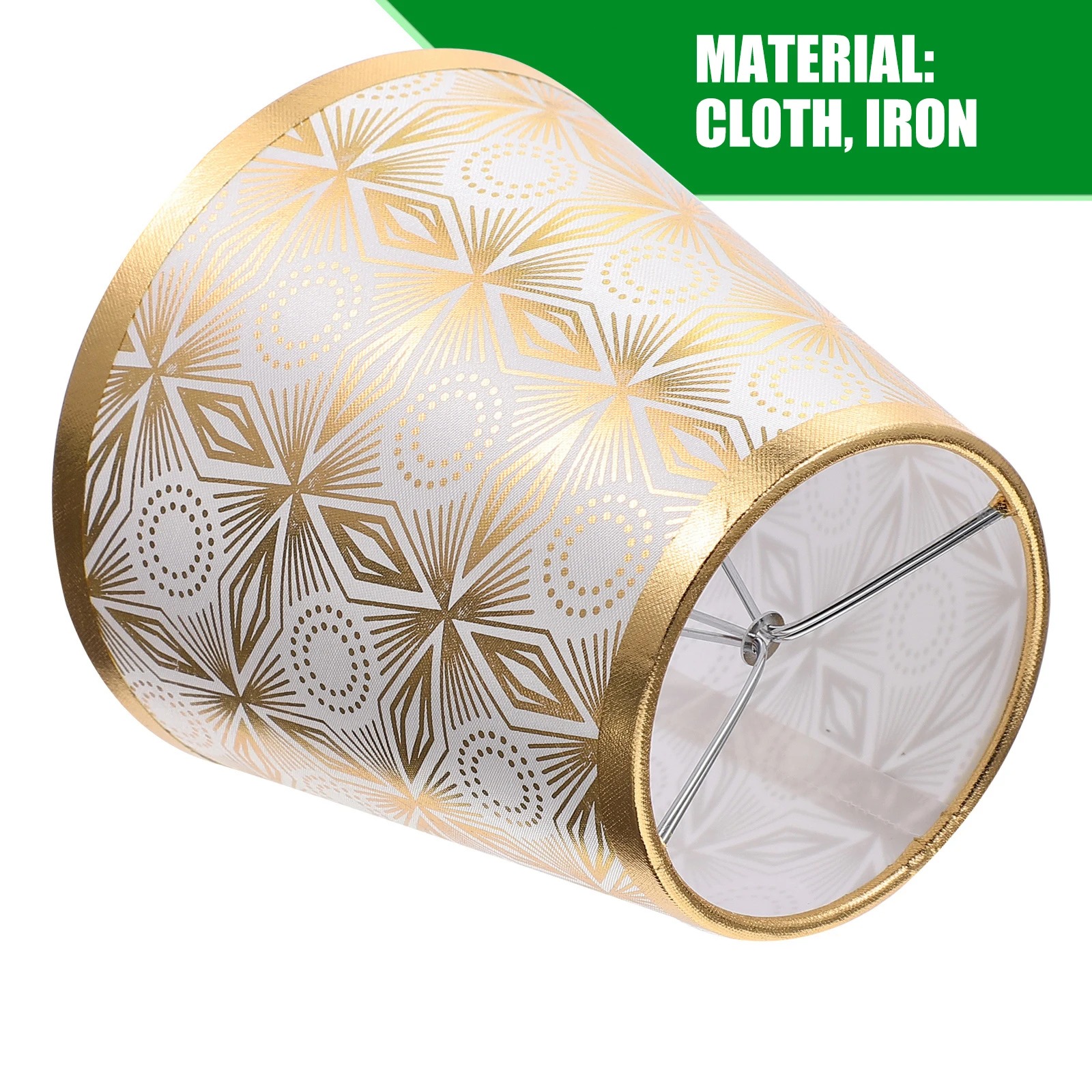 

Cloth Lampshade Home Accessories Decorative Wall Ceiling Light Cover Golden Dustproof Lampshade Lighting Accessory