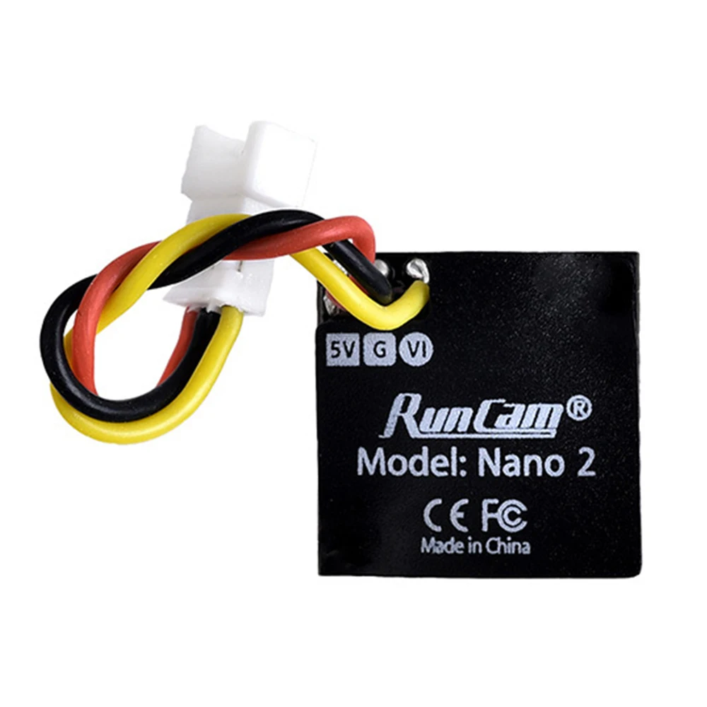 RunCam Nano 2 FPV Camera 2.1mm (M8) FOV 155 ° /1.8mm (M8) FOV 170 ° 700TVL CMOS NTSC Mini per RC FPV Racing Drone