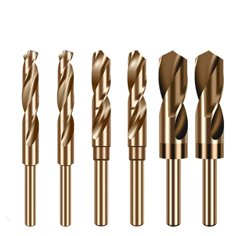 12mm-40mm Kobalt-Bohrer, 1/2 Zoll Durchmesser, reduzierter Schaft, HSS 6542 Spiralbohrer für Edelstahl – Detail 1
