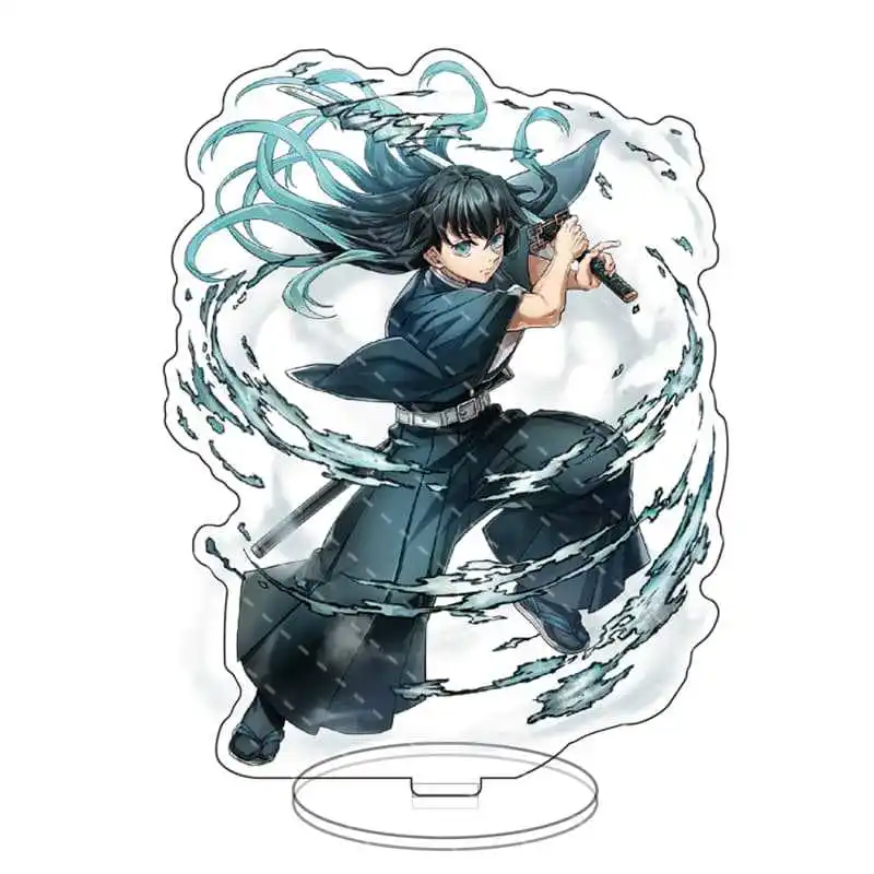 Anime Demon Slayer Acryl-Ständer Kimetsu No Yaiba Figuren Manga Garage Kits Miniaturen Modelle Spielzeug GK Ornamente Dekoration