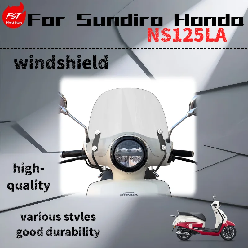 

For the 2025 Sundiro Honda NS125LA windshield modification rain guard accessories
