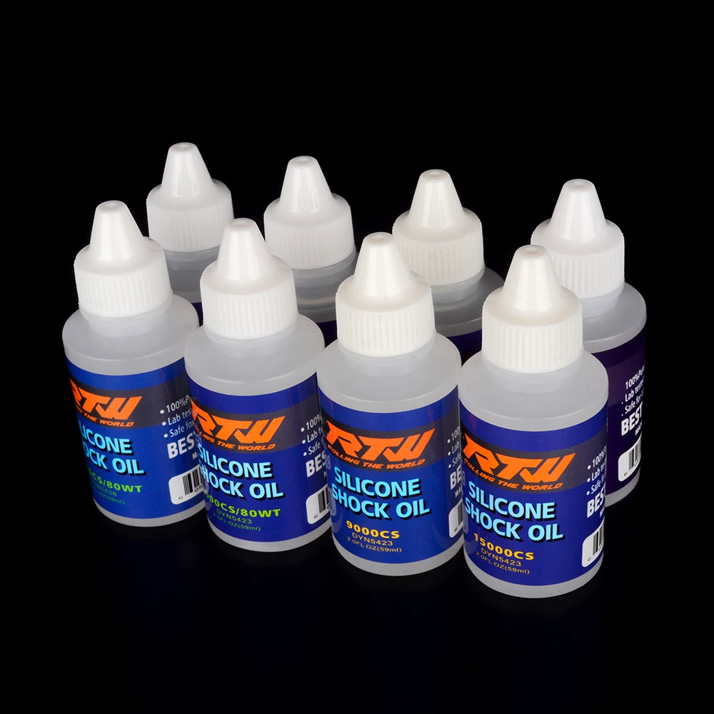 زيت RTW التفاضلي 59 مل 1000CS - 500000 CS لملحقات شاحنة عربات التي تجرها الدواب الزاحفة طراز RC