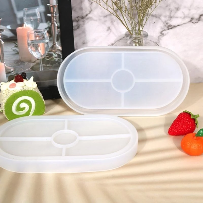 

Силиконовая форма для подноса, овальная форма для подставок, овальная форма для литья эпоксидной смолы для художественного форма