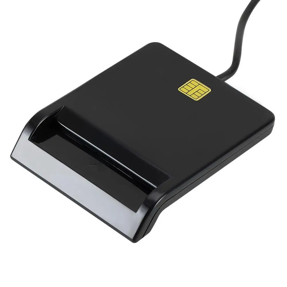 Grwibeou USB Smart Card Reader For Bank Card IC/ID EMV card Reader High Quality for Windows 7 8 10 Linux OS USB-CCID ISO 7816