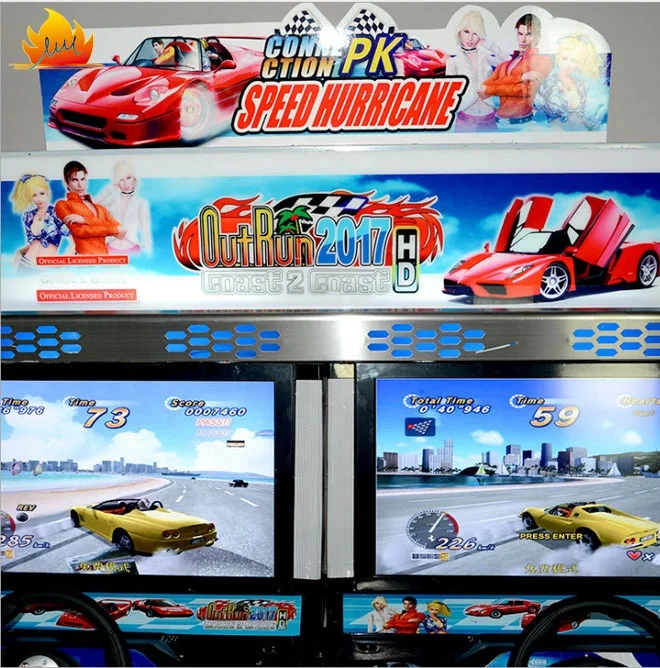 Hot Sale Simulator Driving Riding Race Arcade Amusement Video Machine  Car Adults Racing Game Machine For Adult