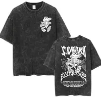 Camisetas divertidas Vintage lavadas Alvaro Diaz Sayonara, camiseta de manga corta del álbum de la gira de 2025, ropa de Hip Hop con cuello redondo para hombres y mujeres