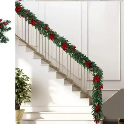 

Праздничный домашний декор, Рождественская гирлянда, 1,5 м, настраиваемый дисплей, легко повесить, для использования в помещении и на открытом воздухе, легкий и гибкий