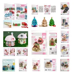 Christmas gift box Die Metal Craft Cutting Dies Candy box Die Christmas tree Decoration Scrapbooking  For 2024 Embossing New