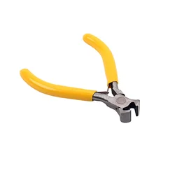 R07A Guitar String Cutting Plier End Nipper Fret Wire Puller Knife Sharpener Tool Maintenance Luthier Tool Accessories (Yellow)