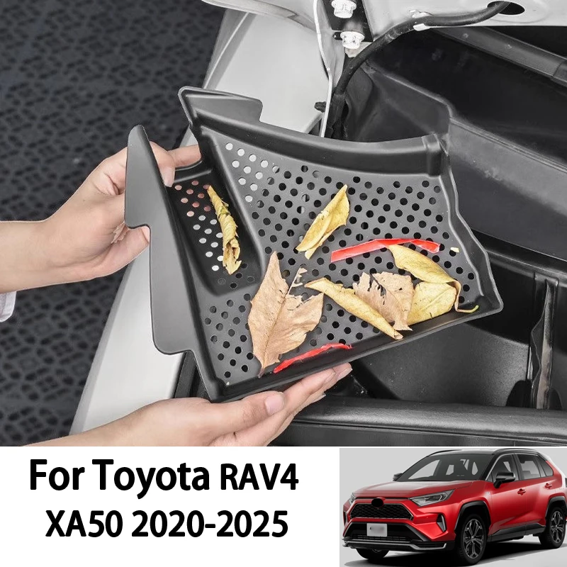 For Toyota RAV4 XA50 2020-2025 Front Hood Cover Engine Compartment Filter Sink Net Protector Modification Accessories