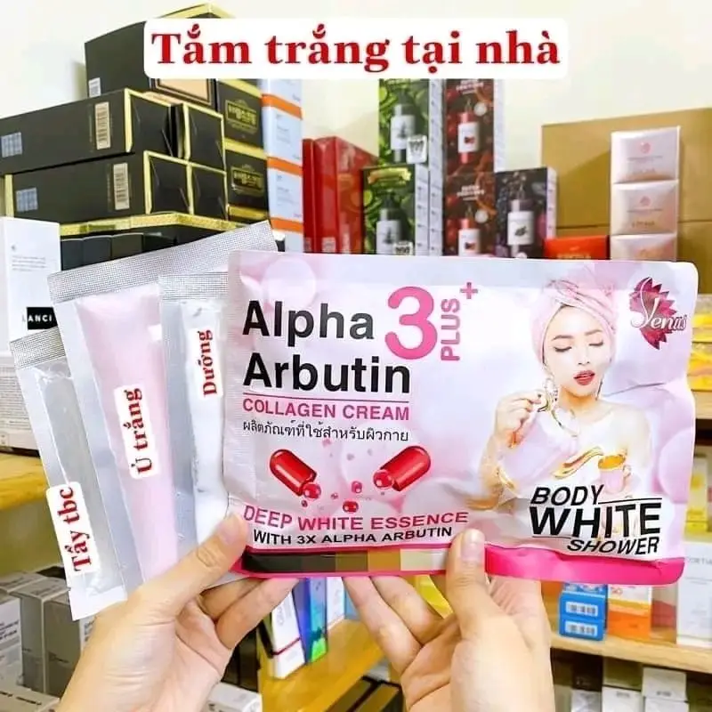 Alpha Arbutin 3 Plus Collagen Quickly Brighten The Body Skin Tone Reduce Dark Spots Smooth and Soft Skin Body Care