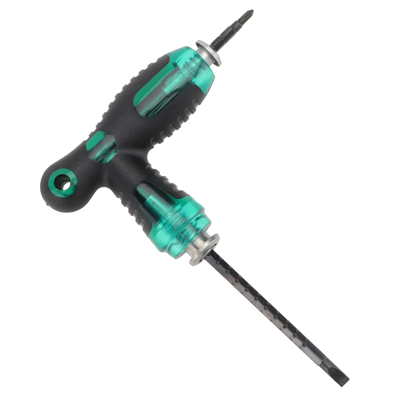 

1pc T-Shaped Screwdriver Dual Purpose Flexible Repair Tool Non-Slip Handle For Electronics Watch Jewelry Precision Hand Tool