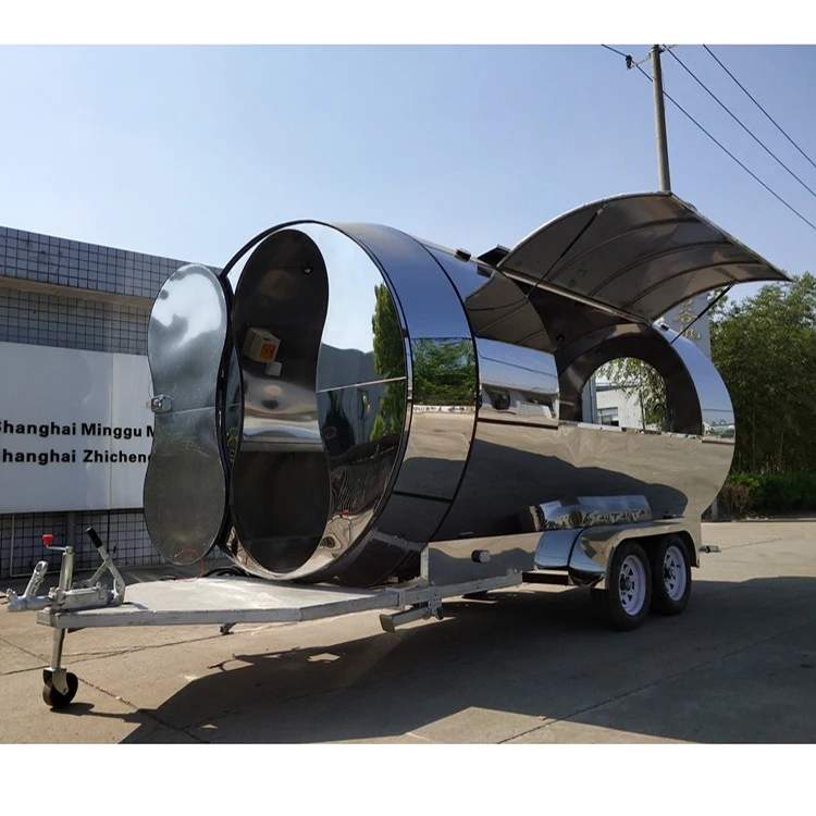 Mobile Food Cart Popsicle and Ice Inclosd Hot Dog Car Food Cart to Sell Ice Cream