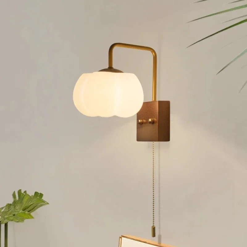 amp, lampu dinding katun selebgram untuk kamar tidur, lampu dinding LED TV ruang tamu, lampu dinding tangga, desainer personalisasi untuk ruang belajar